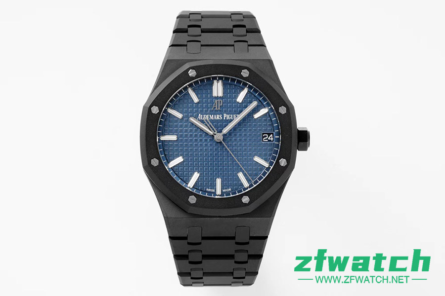 ZF厂爱彼皇家橡树DLC款15500ST.OO.1220ST.01复刻腕表