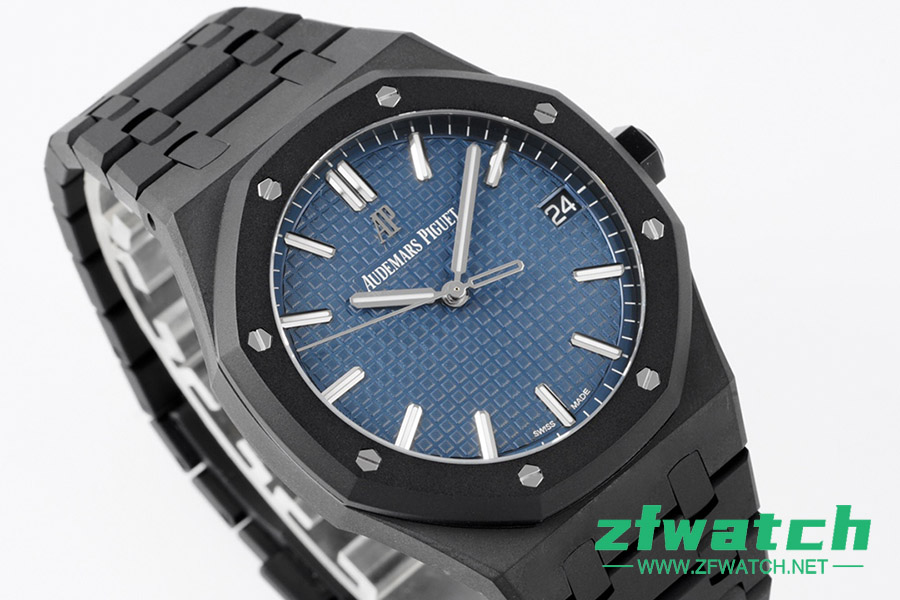 ZF厂爱彼皇家橡树DLC款15500ST.OO.1220ST.01复刻腕表