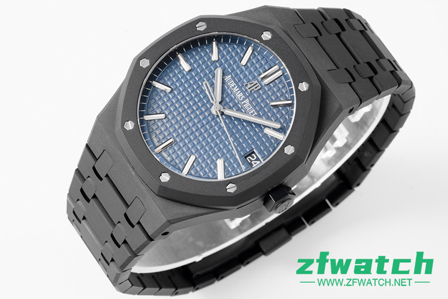 ZF厂爱彼皇家橡树DLC款15500ST.OO.1220ST.01复刻腕表