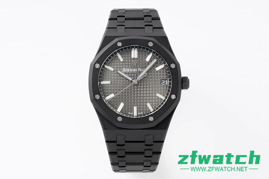 ZF厂爱彼皇家橡树DLC款15500ST.OO.1220ST.02复刻腕表