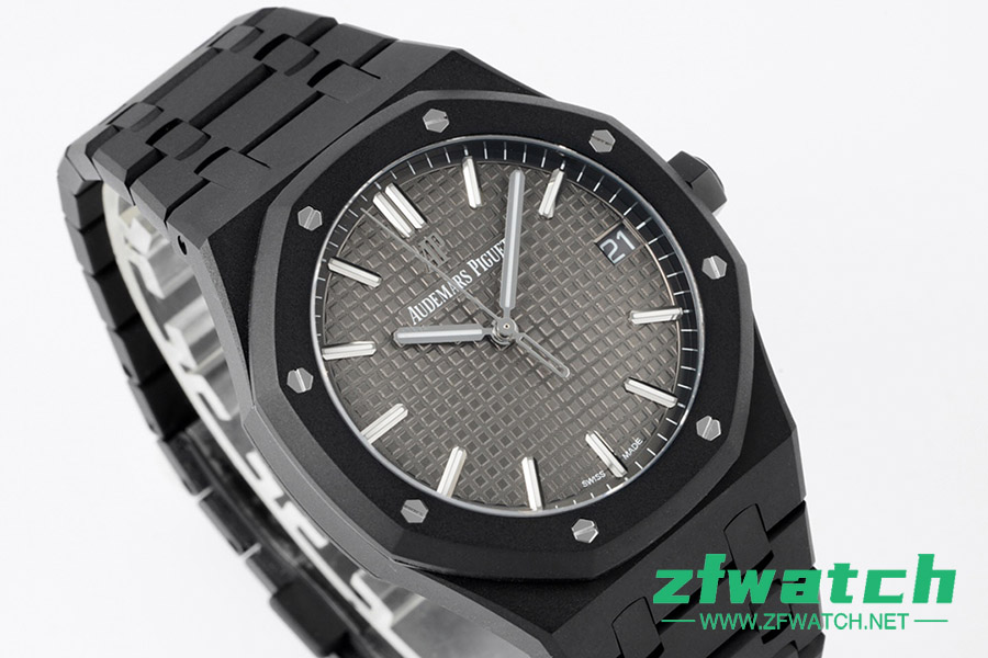 ZF厂爱彼皇家橡树DLC款15500ST.OO.1220ST.02复刻腕表
