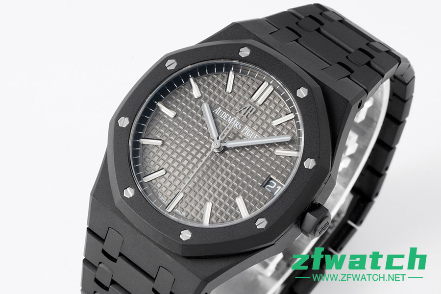 ZF厂爱彼皇家橡树DLC款15500ST.OO.1220ST.02复刻腕表