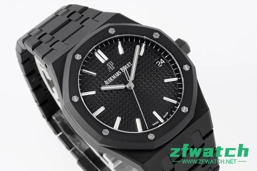 ZF厂爱彼皇家橡树DLC款15500ST.OO.1220ST.03复刻腕表