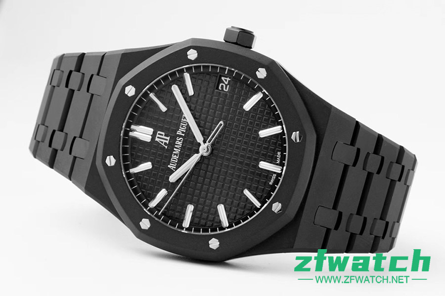 ZF厂爱彼皇家橡树DLC款15500ST.OO.1220ST.03复刻腕表