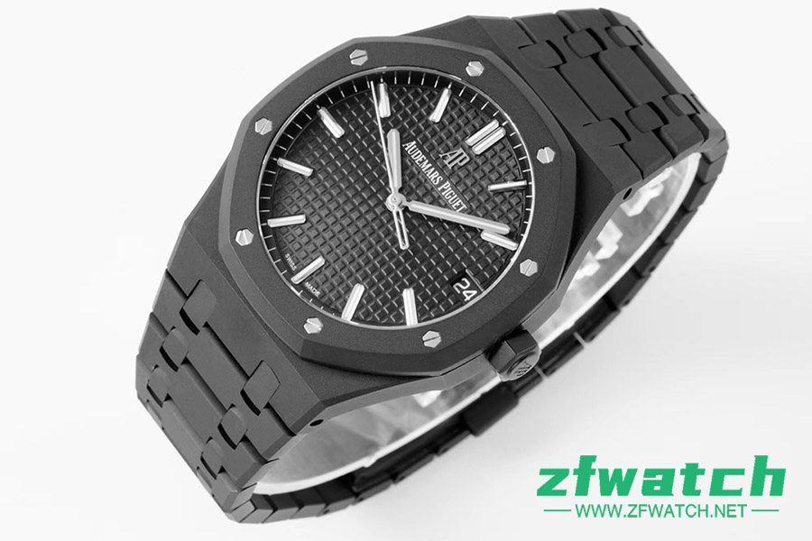 ZF厂爱彼皇家橡树DLC款15500ST.OO.1220ST.03复刻腕表