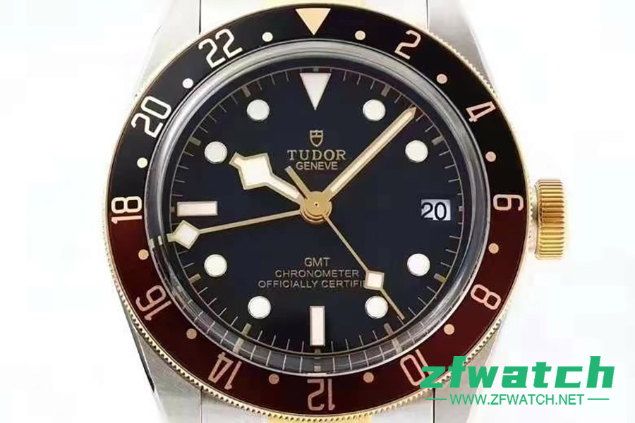 ZF厂帝舵碧湾系列M79833MN-0001腕表