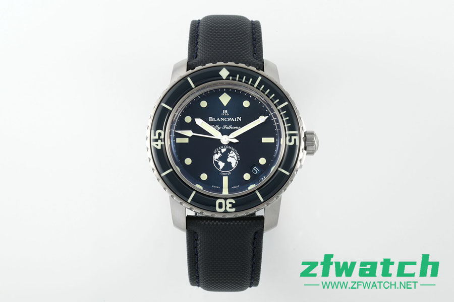 ZF厂宝珀五十噚系列5008-11B40-NAOA复刻腕表-ZF手表