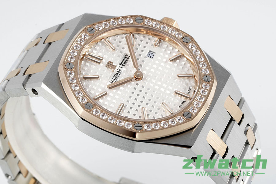 ZF厂爱彼皇家橡树系列67651SR.ZZ.1261SR.01复刻腕表-ZF女士手表