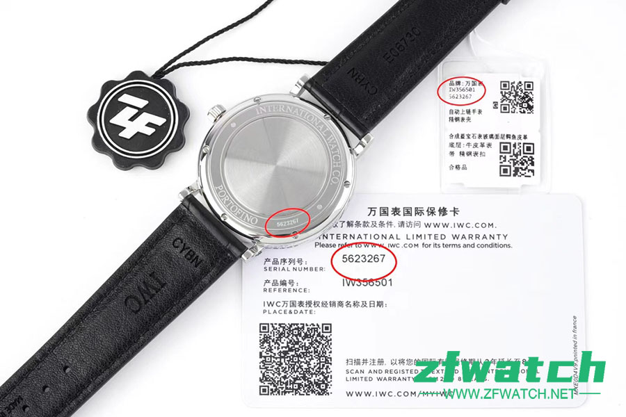 ZF厂万国表柏涛菲诺系列IW356501复刻腕表-ZF手表