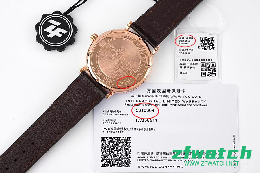 ZF厂万国表柏涛菲诺系列IW356511复刻腕表-ZF手表