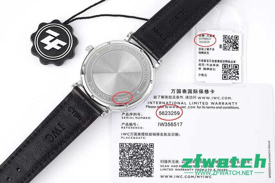 ZF厂万国表柏涛菲诺系列IW356517复刻腕表-ZF手表